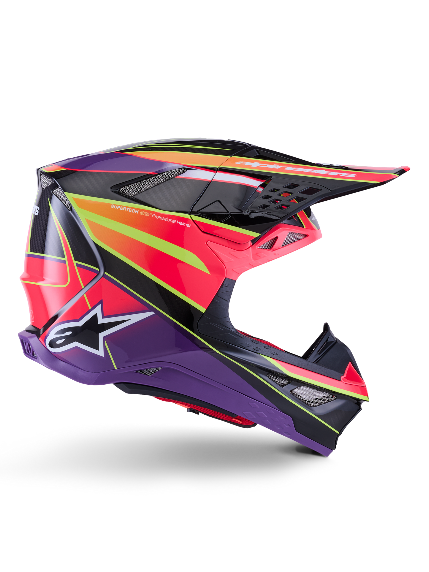 Supertech S-m10 Era Helmet Blu/rd/ylw Fluo Glossy Xl