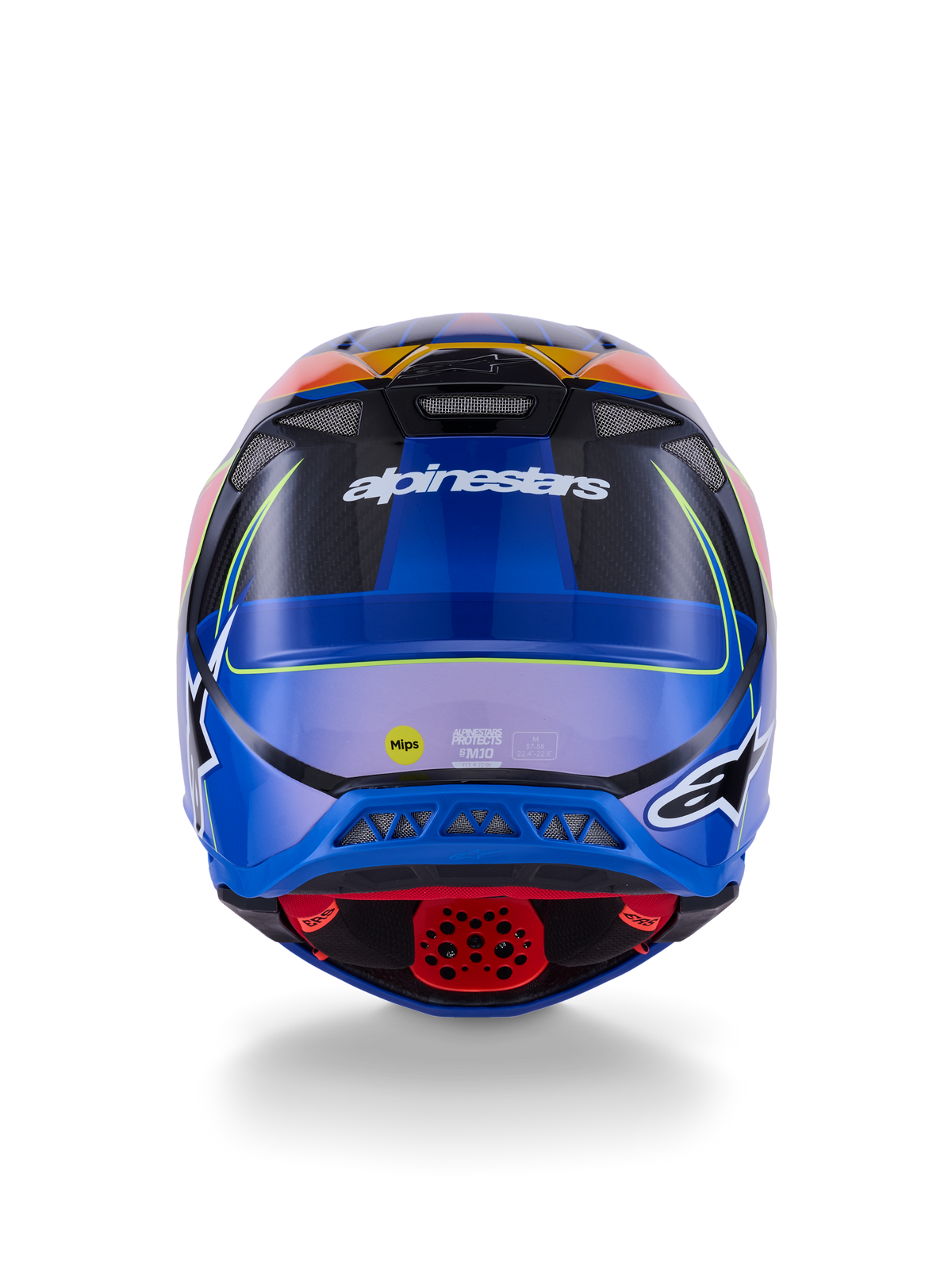 Supertech S-m10 Era Helmet Blu/rd/ylw Fluo Glossy Xl