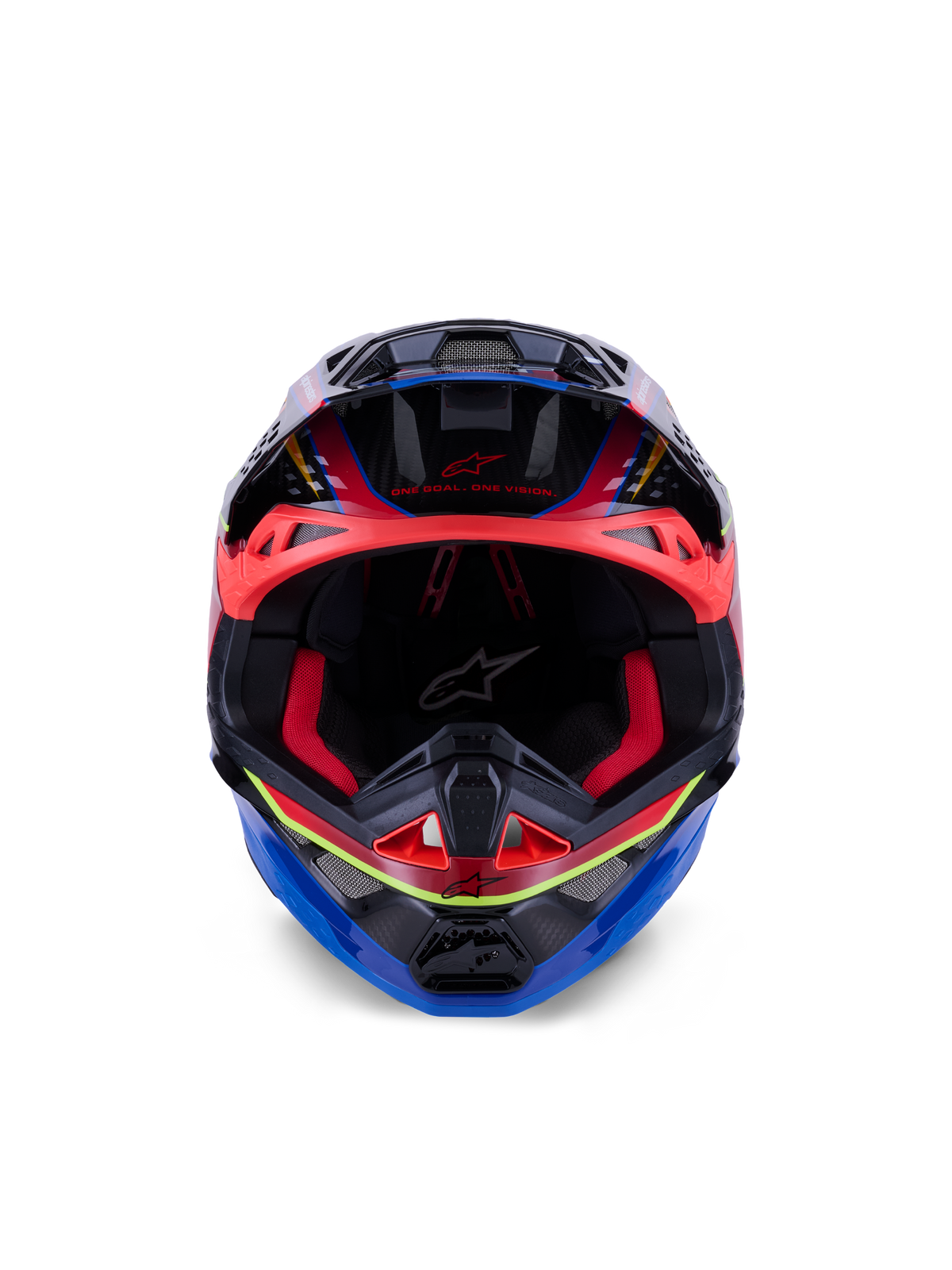 Supertech S-m10 Era Helmet Blu/rd/ylw Fluo Glossy Xl
