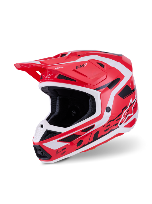 Sm7 Deed Helmet Blue/ylw Fluo Glossy Xl