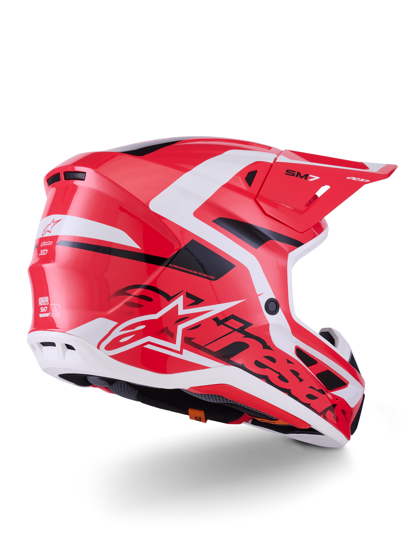 Sm7 Deed Helmet Blue/ylw Fluo Glossy Xl