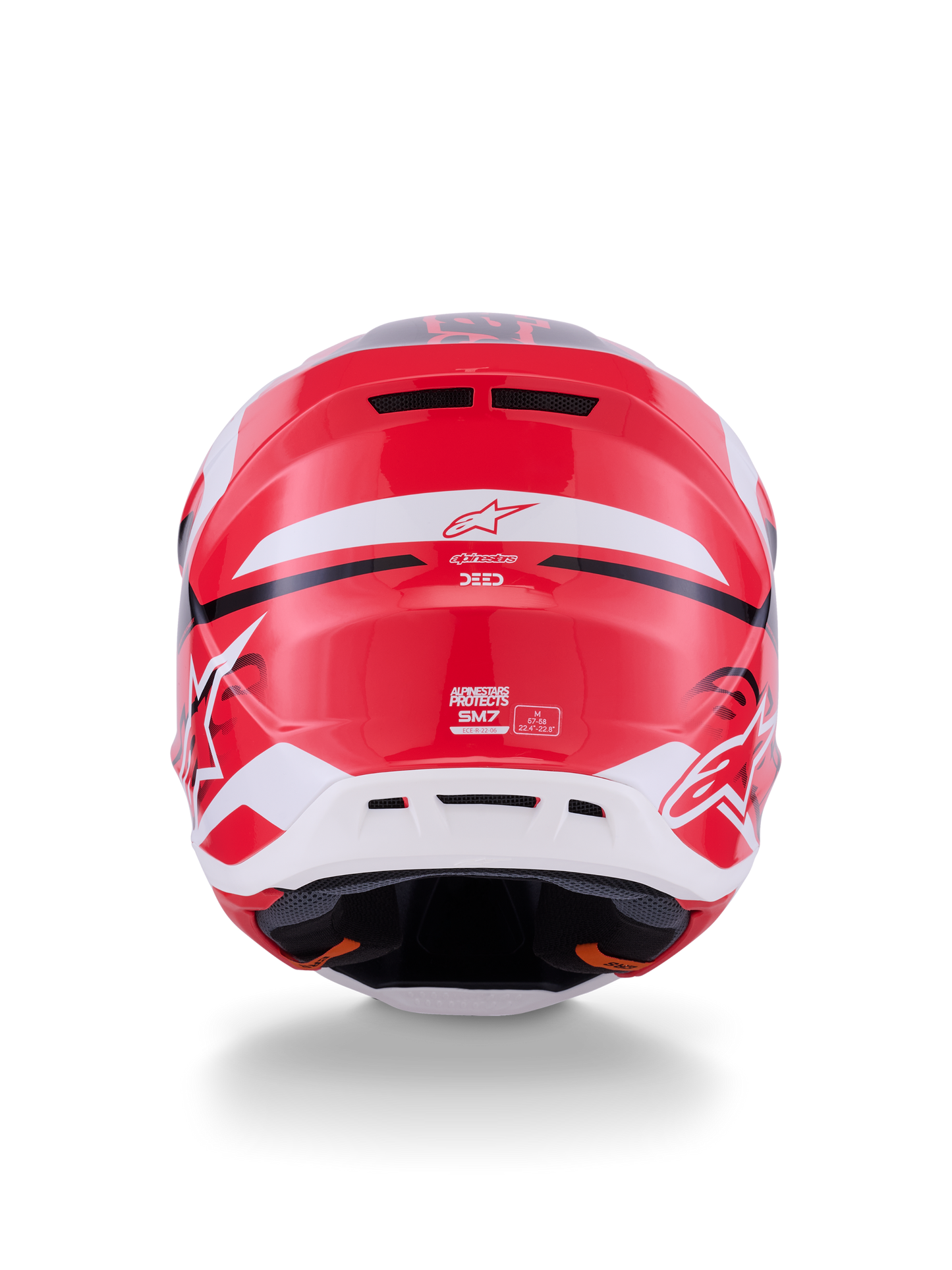 Sm7 Deed Helmet Blue/ylw Fluo Glossy Xl