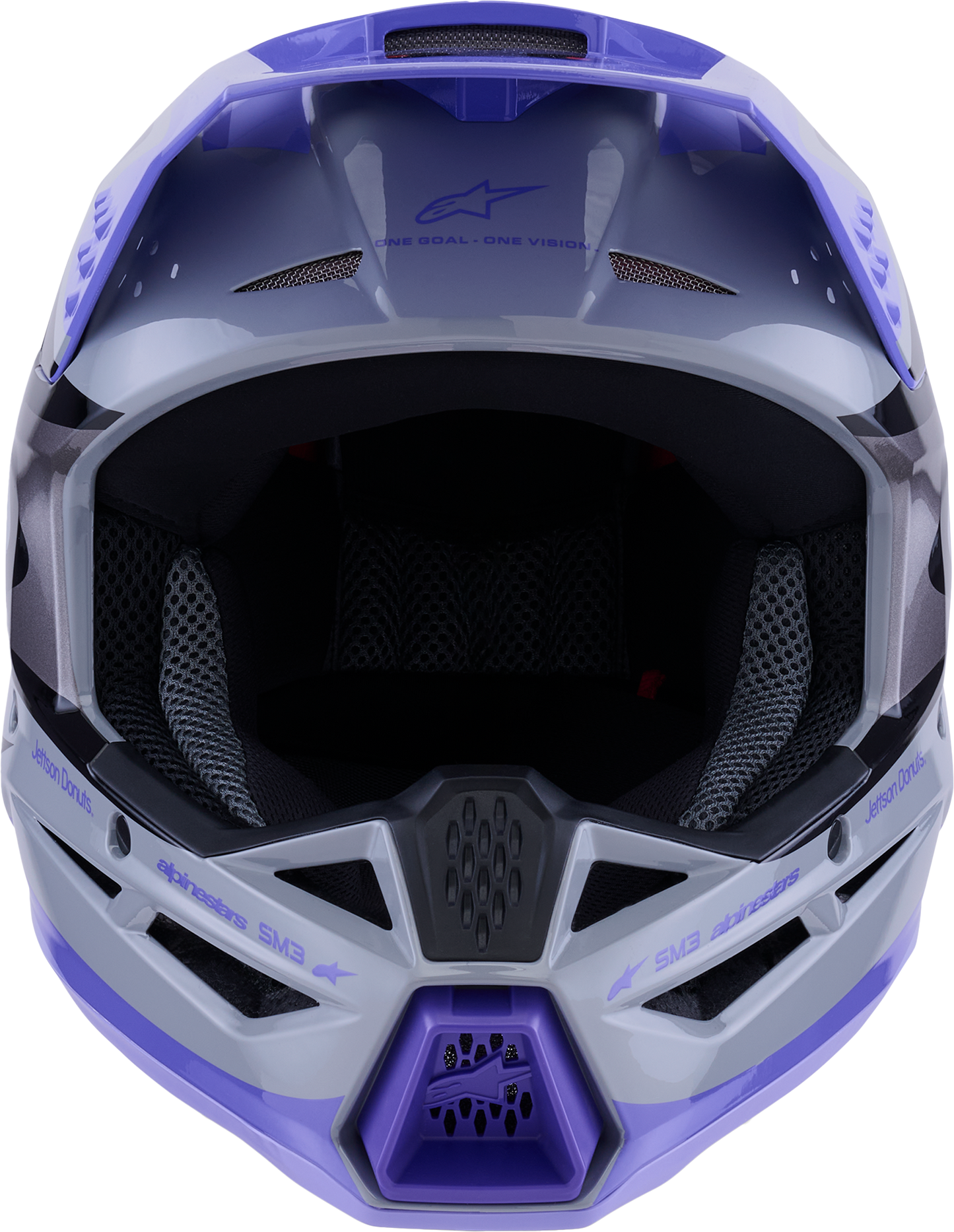 Jettson Sm3 Helmet Gry/purp/blk Glossy Xs