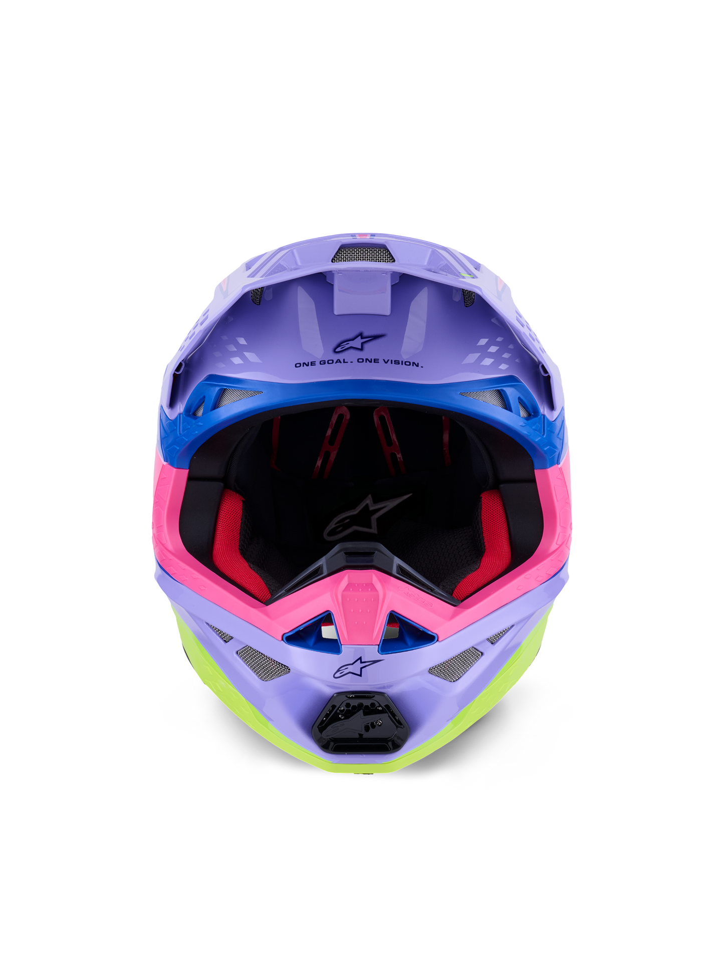 S-m10 Jett Lawrence R01 Helmet Purp/pnk Fluo/ylw Fluo Gls Xs