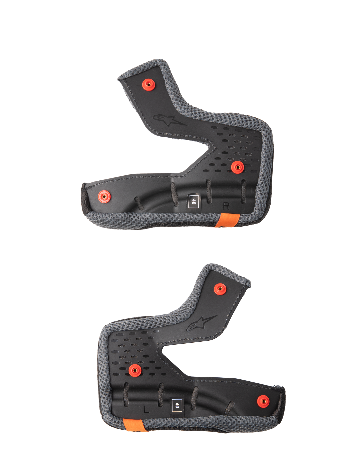 Sm7 Cheek Pad Set Black Xl 55mm