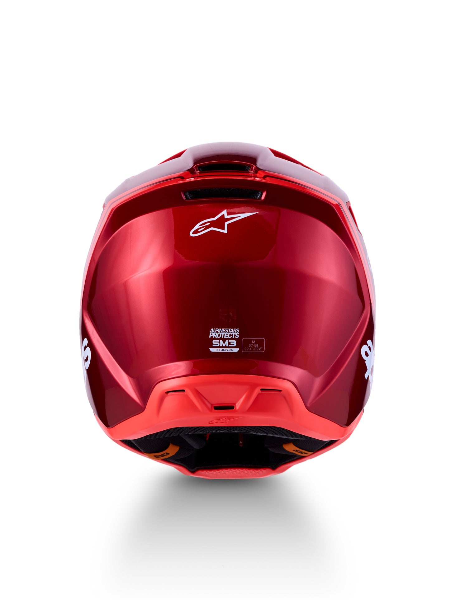 S-m3 Radium Helmet Ece06/dot Red Mot/red Fl/wht Gl Xl