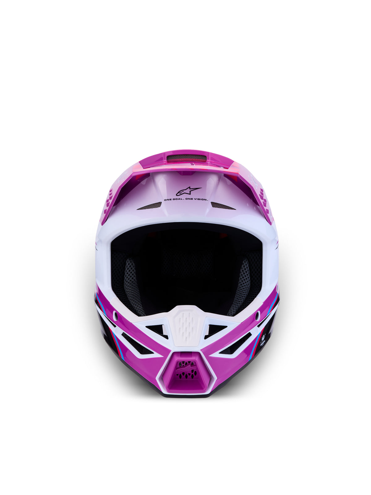 S-m3 Falcon Yth Hlmt Ece06/dot Blu/wh/blk/pink Fl/yl Fl Gl Ys