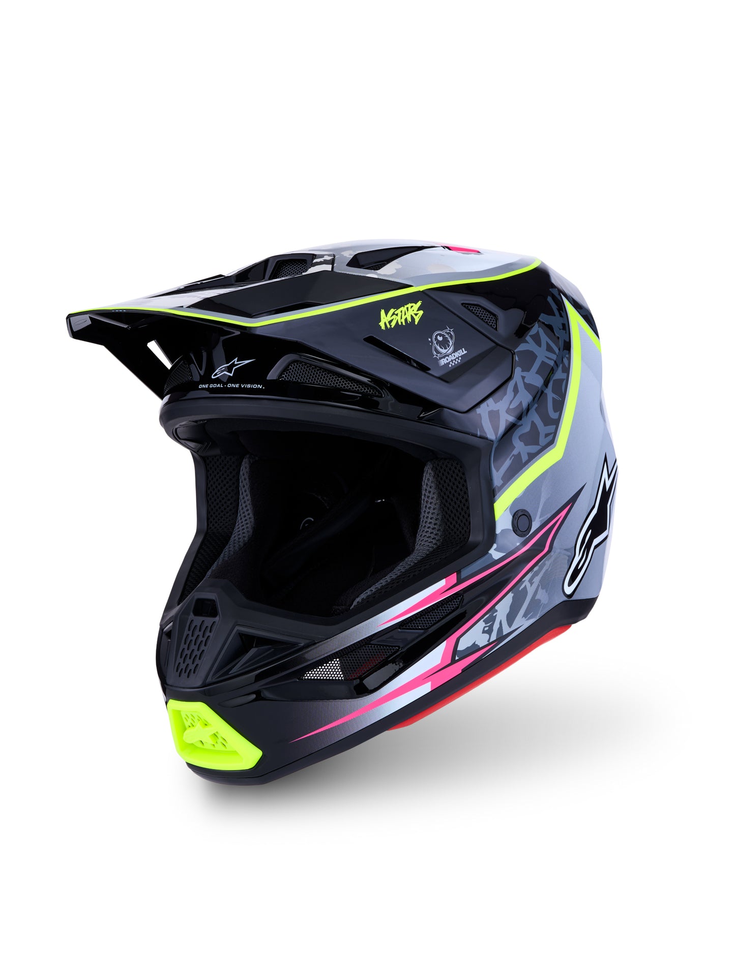 S-m7 Blaster Helmet Ece06/dot Prpl/pink/wht Glossy Xs