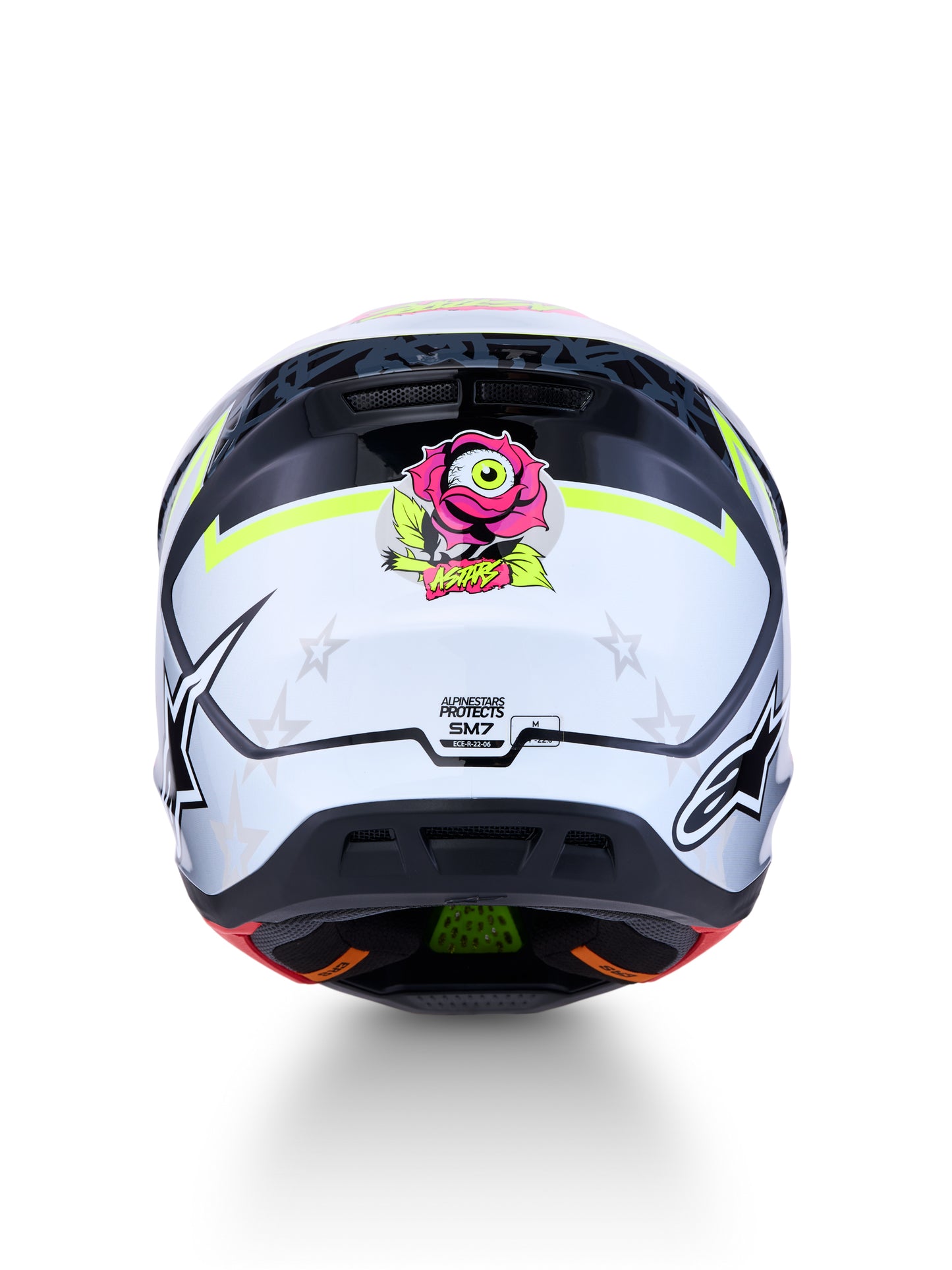 S-m7 Blaster Helmet Ece06/dot Prpl/pink/wht Glossy Xs