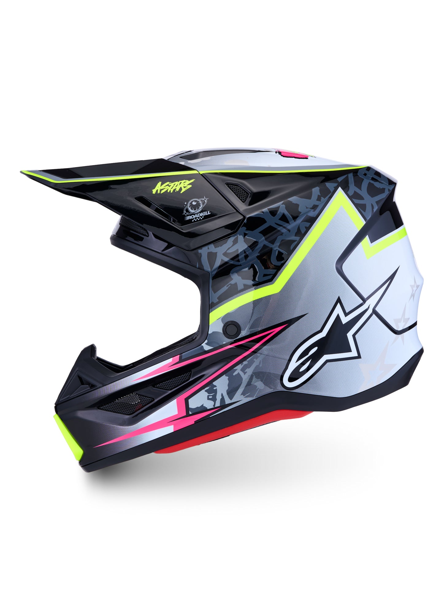 S-m7 Blaster Helmet Ece06/dot Prpl/pink/wht Glossy Xs