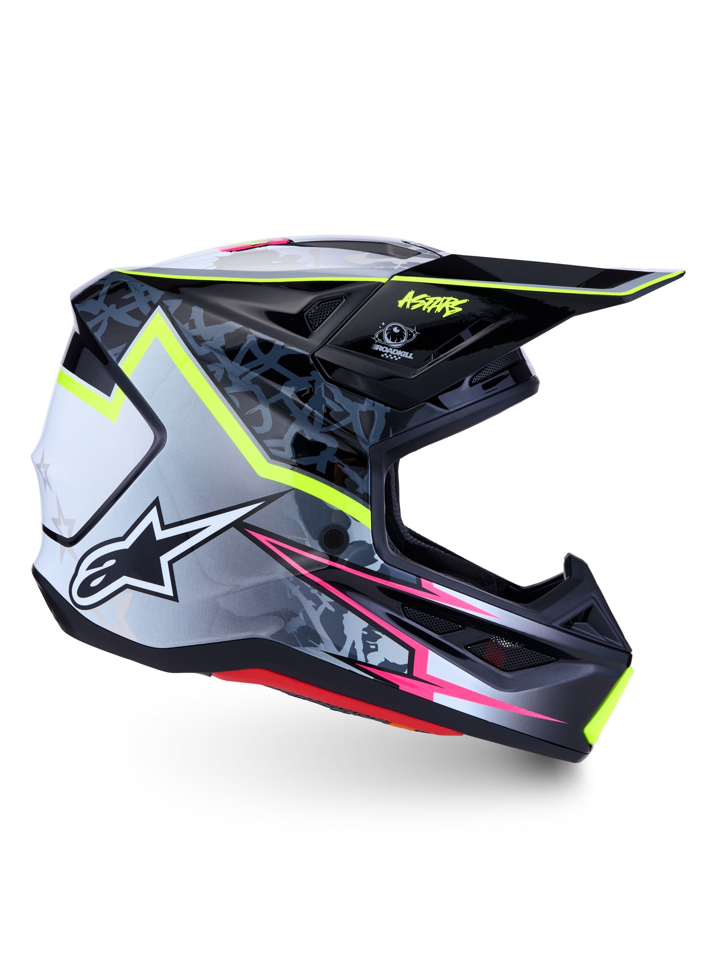 S-m7 Blaster Helmet Ece06/dot Prpl/pink/wht Glossy Xs
