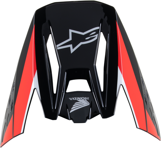Honda S-m5 Helmet Visor White/blue/red Glossy