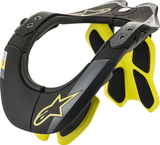 Bns Tech-2 Neck Support Black/yellow Lg-xl