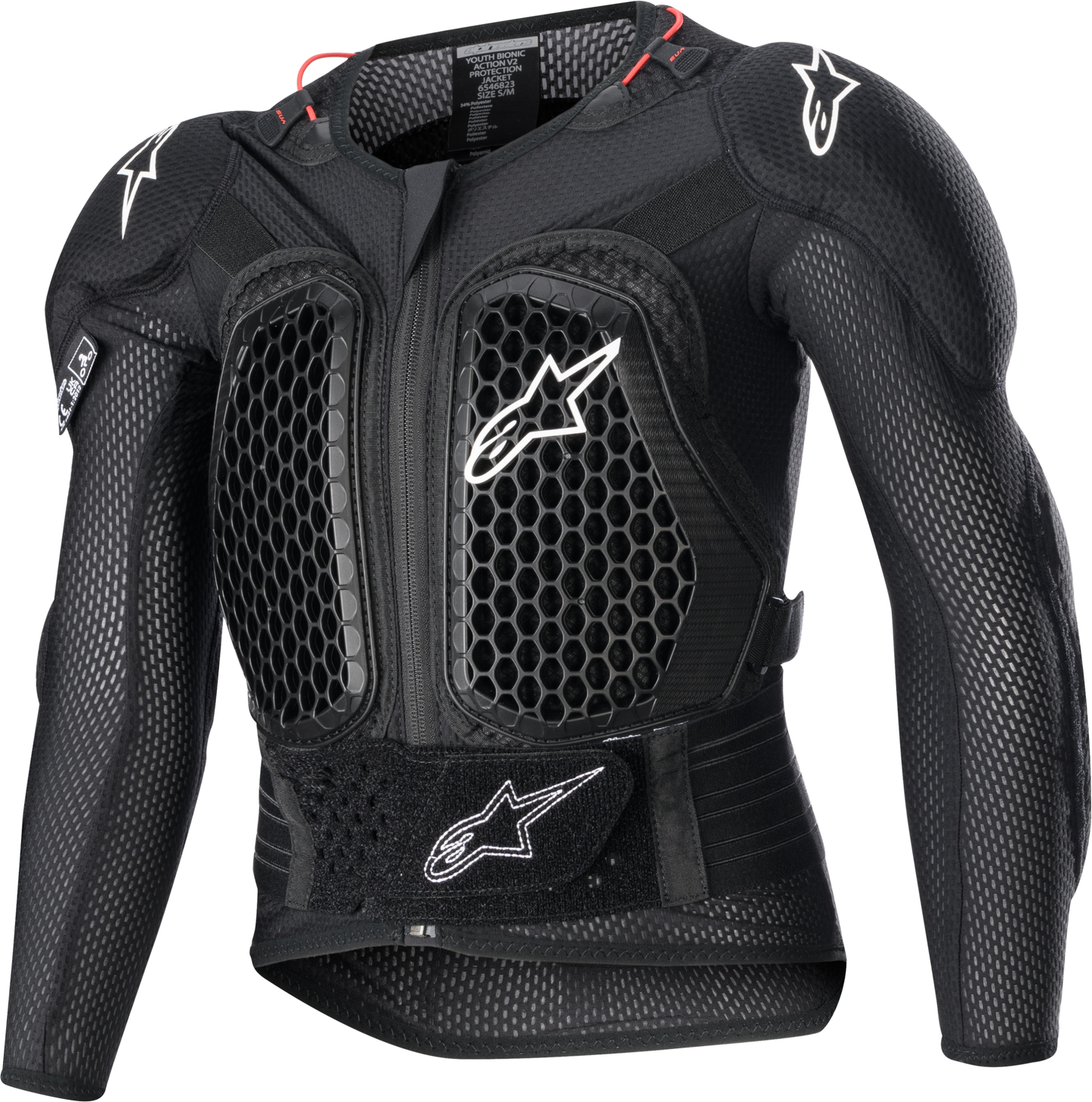 Youth Bionic Action V2 Protection Jacket Black Sm/md