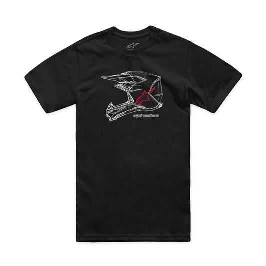 Mx Helmet Csf Tee White Xl