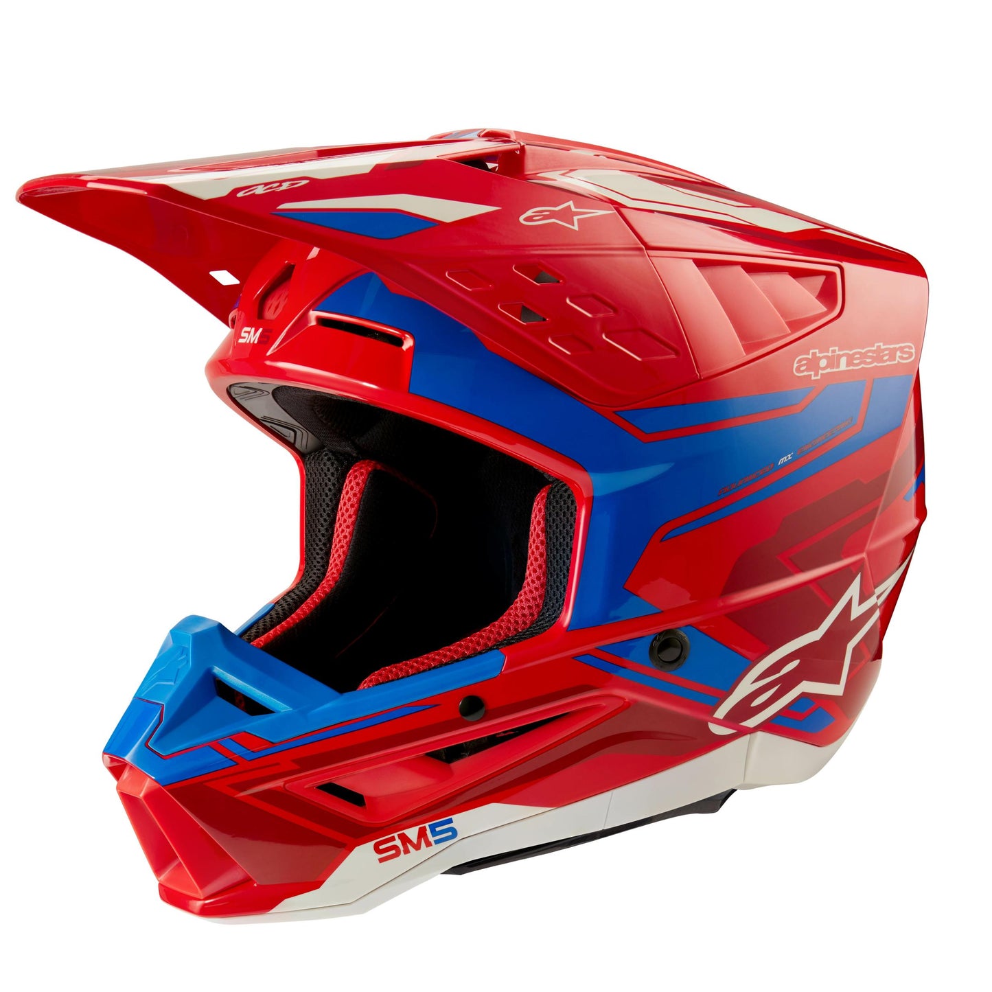 Honda S-m5 Helmet White/blue/red Glossy Xs