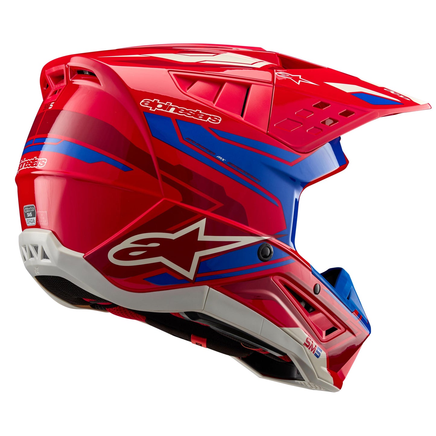 Honda S-m5 Helmet White/blue/red Glossy Xs