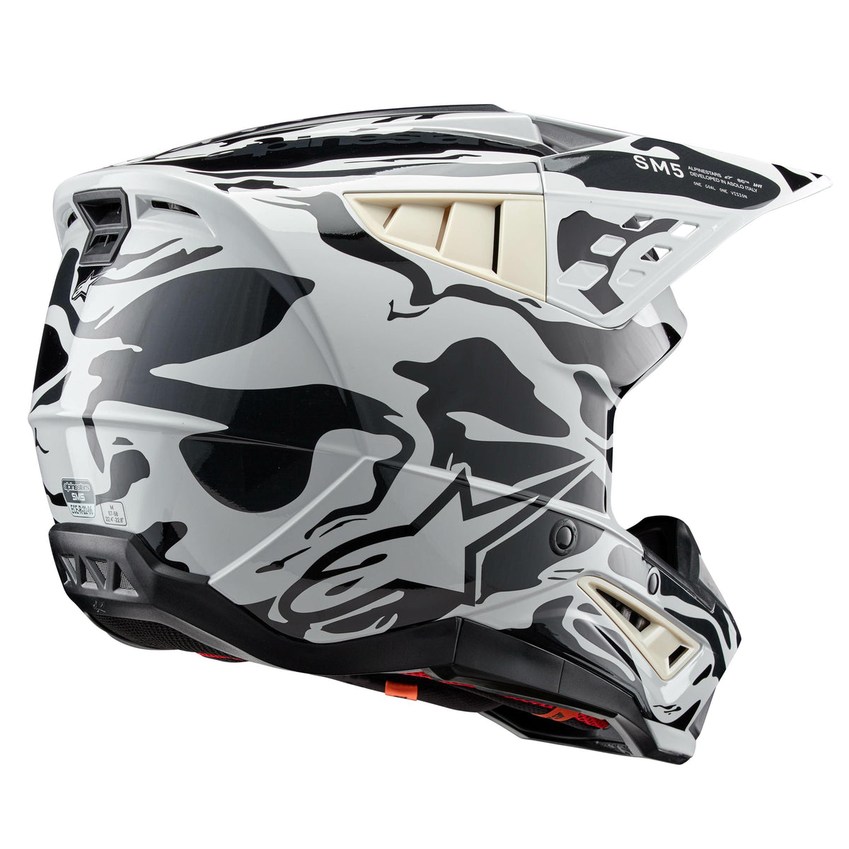 Honda S-m5 Helmet White/blue/red Glossy Xs