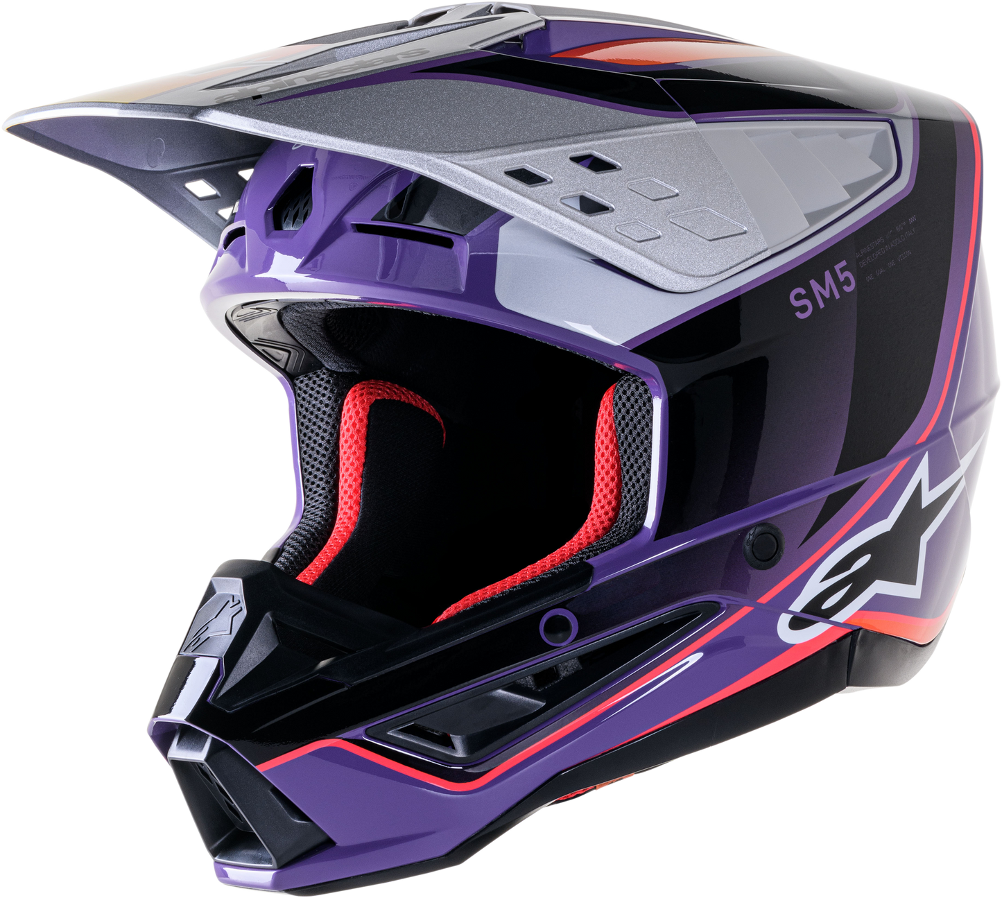 Honda S-m5 Helmet White/blue/red Glossy Xs