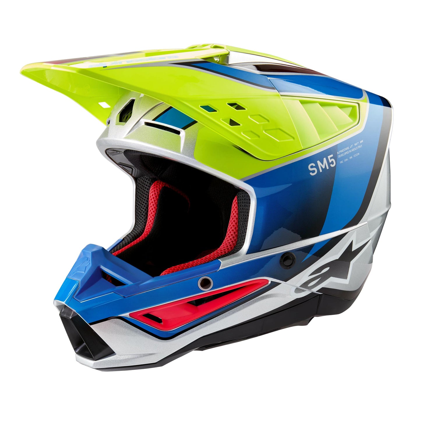 Honda S-m5 Helmet White/blue/red Glossy Xs