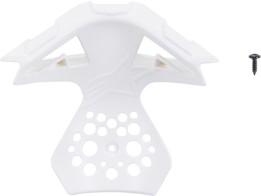 M8/m10 Helmet Chin Vent Frame Gloss White Md-2x