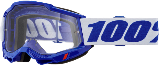 100% Accuri 2 Goggle Blue Clear Lens