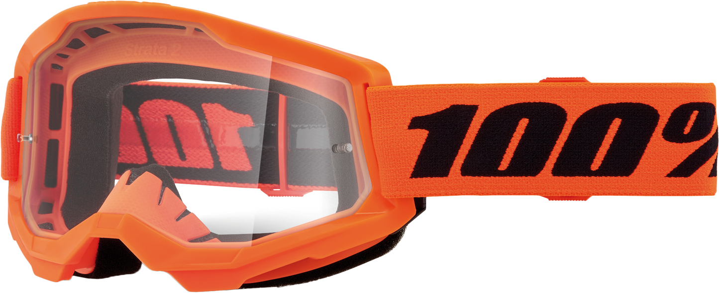 100% Strata 2 Junior Goggle Clear Lens