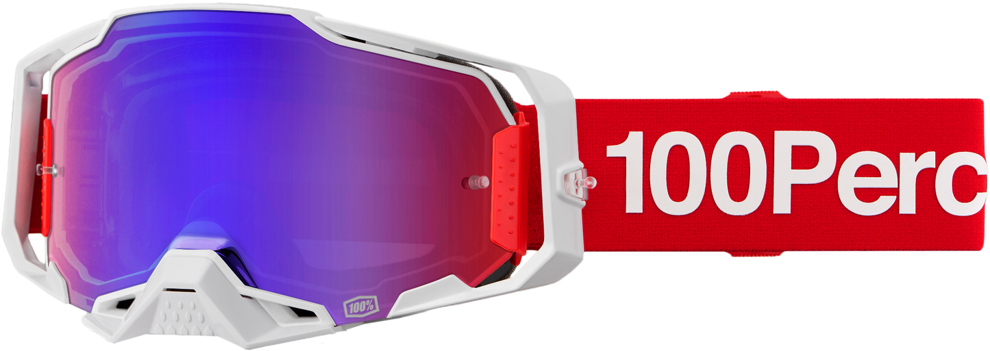 100% Armega Goggle Corbin Mirror Red/blue Lens