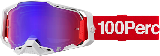 100% Armega Goggle Corbin Mirror Red/blue Lens