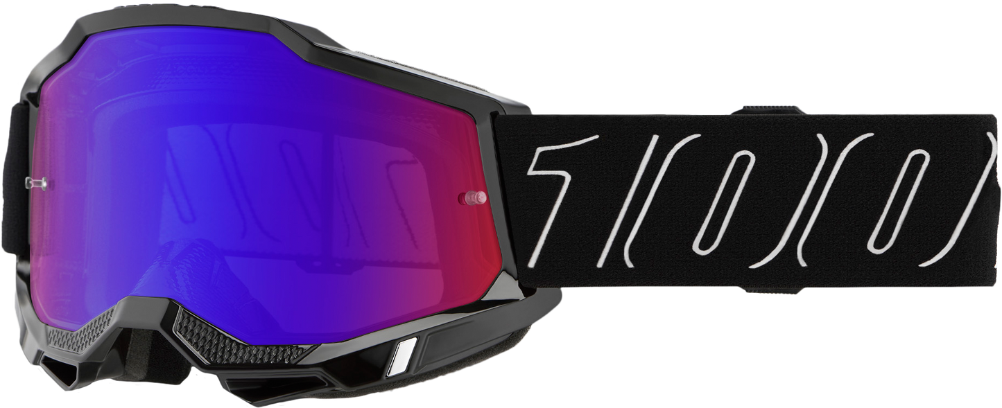 100% Accuri 2 Goggle Blackline Mirror Red/blue Lens