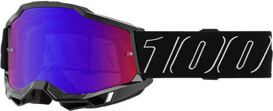 100% Accuri 2 Goggle Blackline Mirror Red/blue Lens