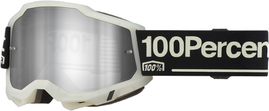 100% Accuri 2 Goggle Glow Mirror Silver Lens