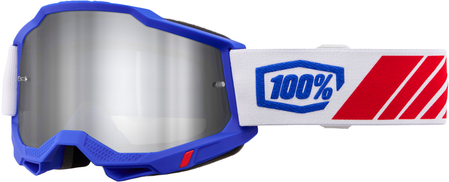 100% Accuri 2 Goggle Kolby Mirror Silver Lens