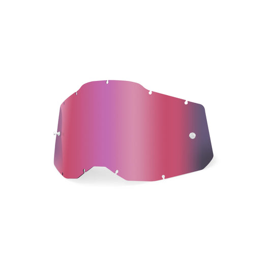 100% Rc2/ac2/st2 Sheet Mirror Pink Lens