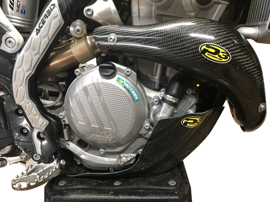 Heat Shield Carbon Stk Pipe Ktm/hus