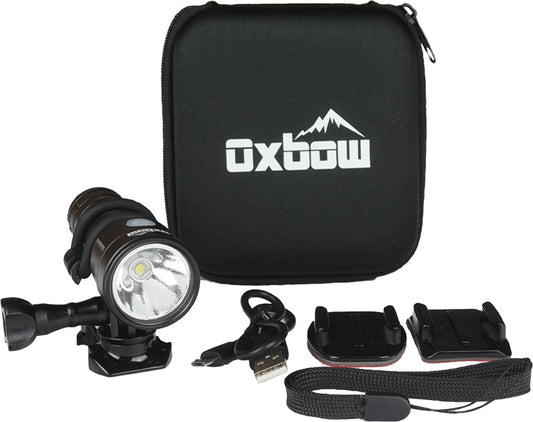 OXBOW Maverick Helmet Light Kit Rechargeable Lithium Battery