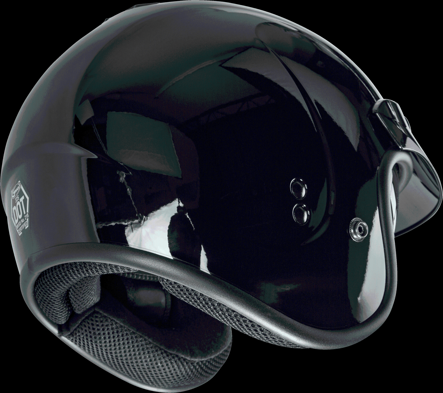 Gm-32 Open-face Helmet Candy Red Xs