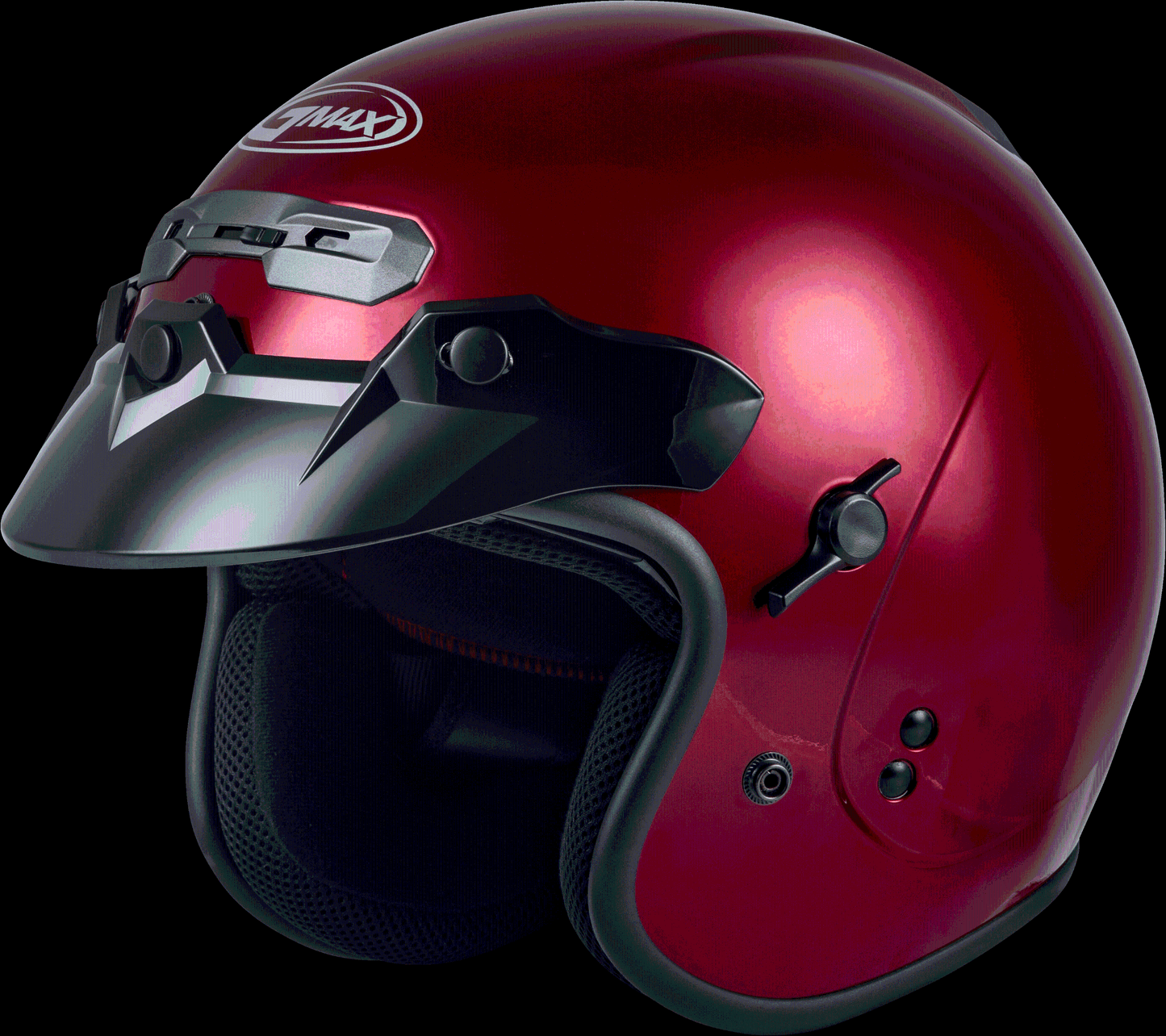 Gm-32 Open-face Helmet Candy Red Xs