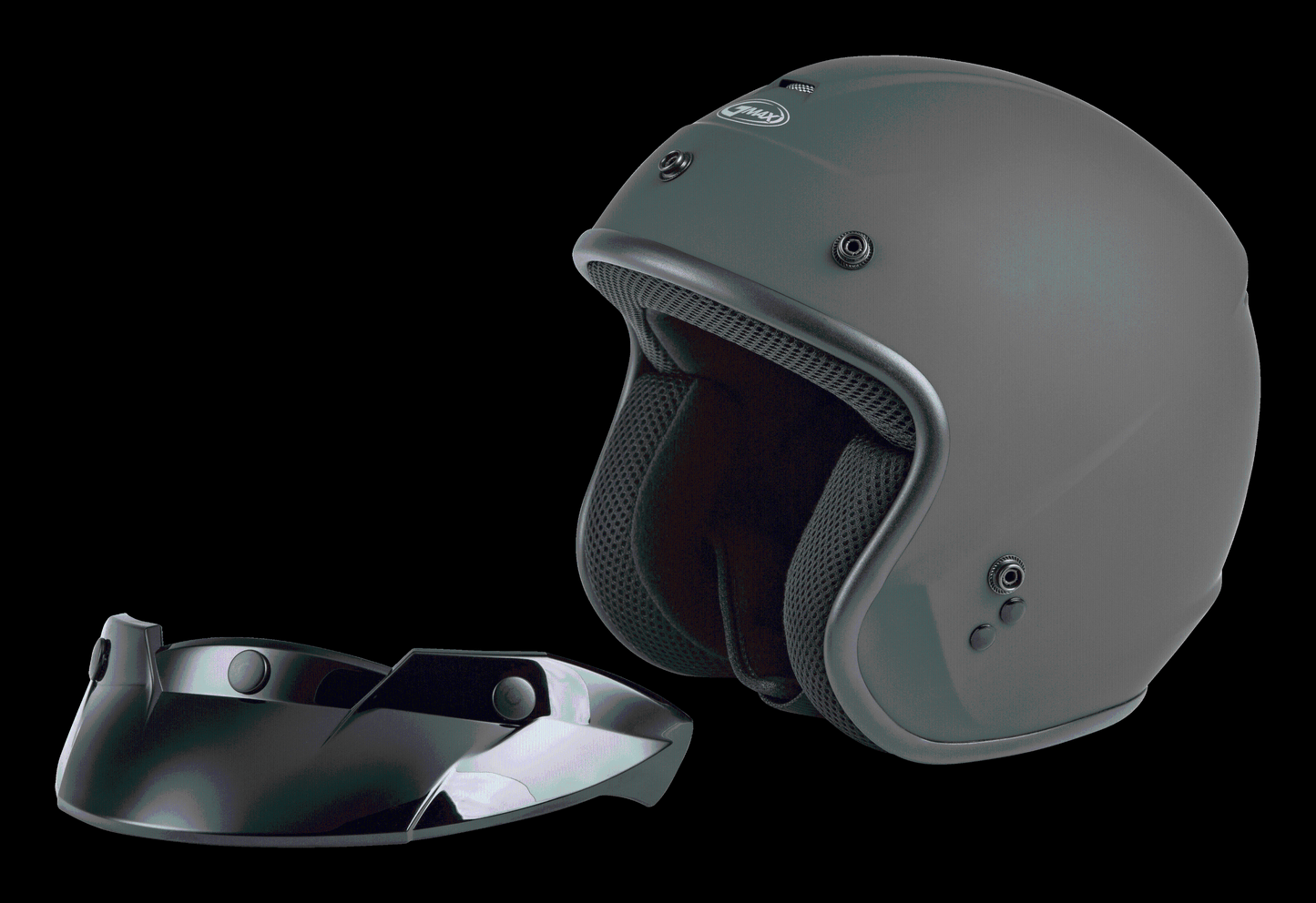 Of-2 Open-face Helmet Wine Red Xs