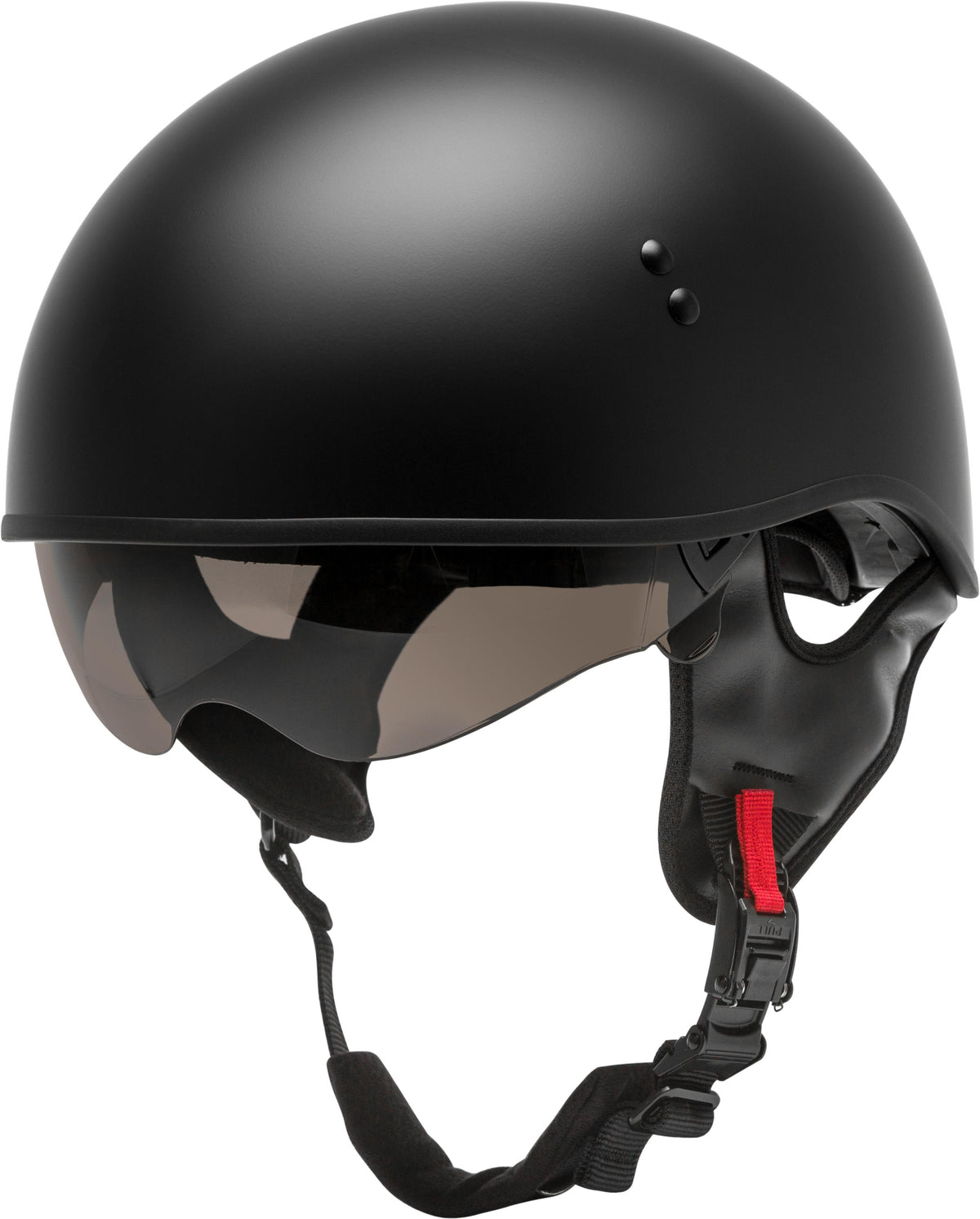 Hh-65 Half Helmet Naked Matte White Xs