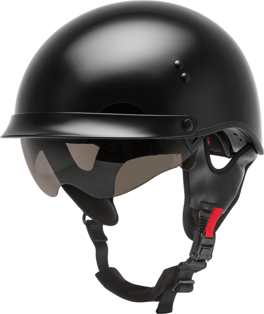 Hh-65 Half Helmet Full Dressed Matte White Xs
