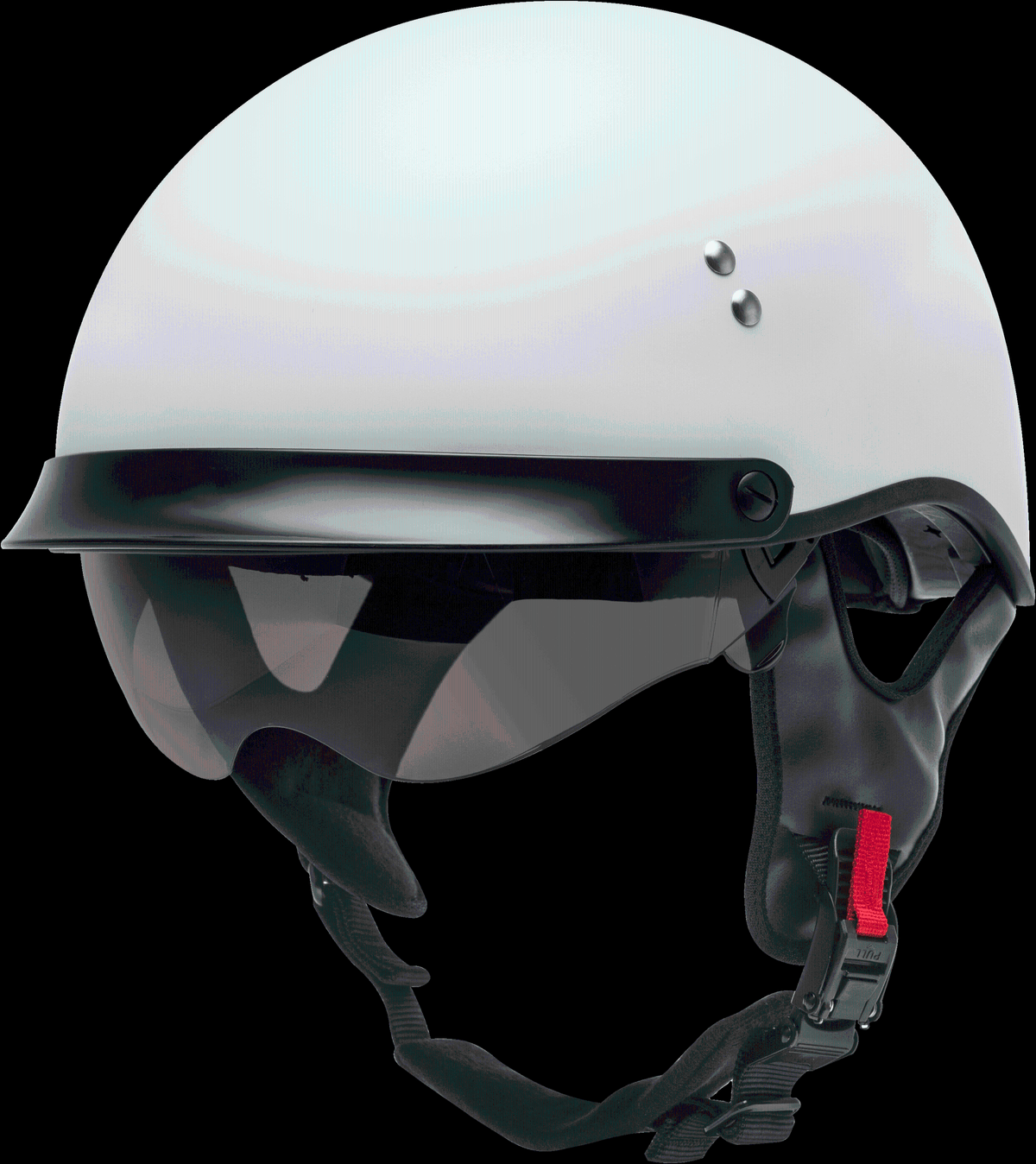 Hh-65 Half Helmet Full Dressed Matte White Xs