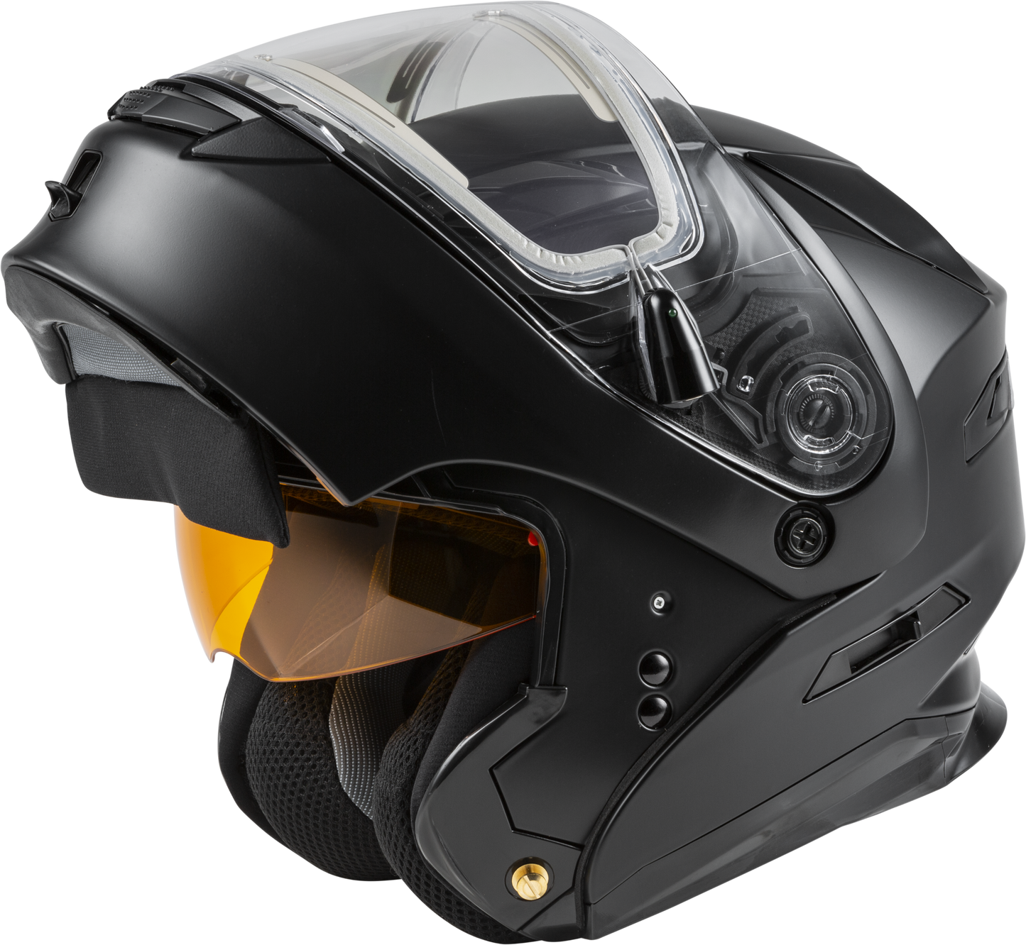 GMax Md-01s Modular Snow Helmet W/electric Shield Solids