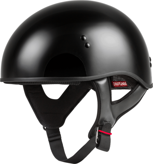 Hh-45 Half Helmet Naked Matte Black 2x