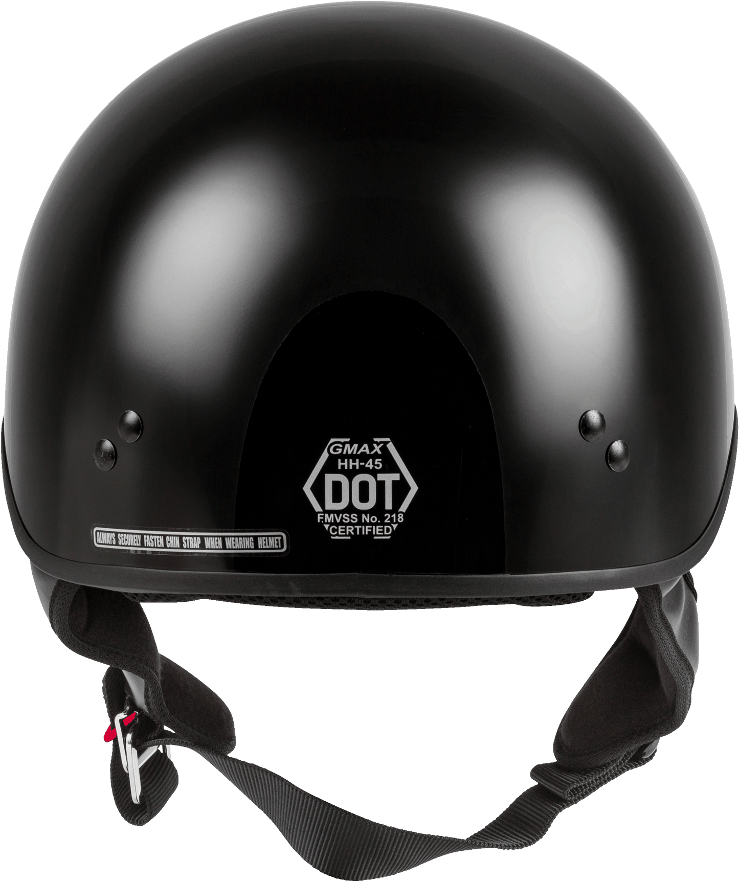 Hh-45 Half Helmet Naked Matte Black 2x