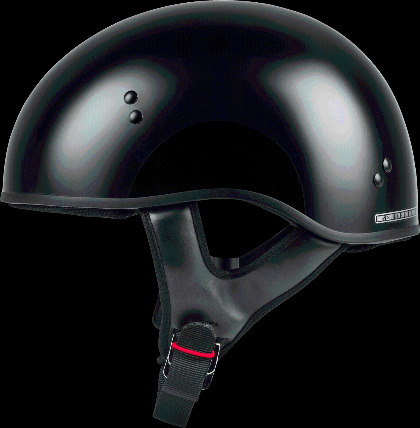 Hh-45 Half Helmet Naked Matte Black 2x