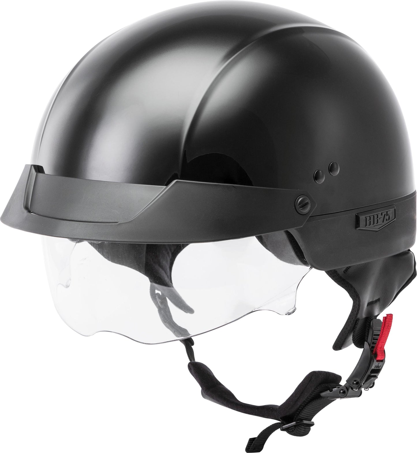 Hh-75 Half Helmet White Xs