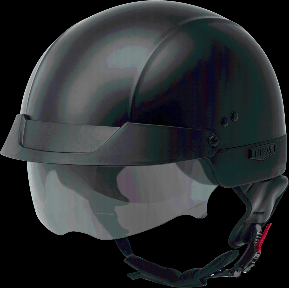 Hh-75 Half Helmet White Xs