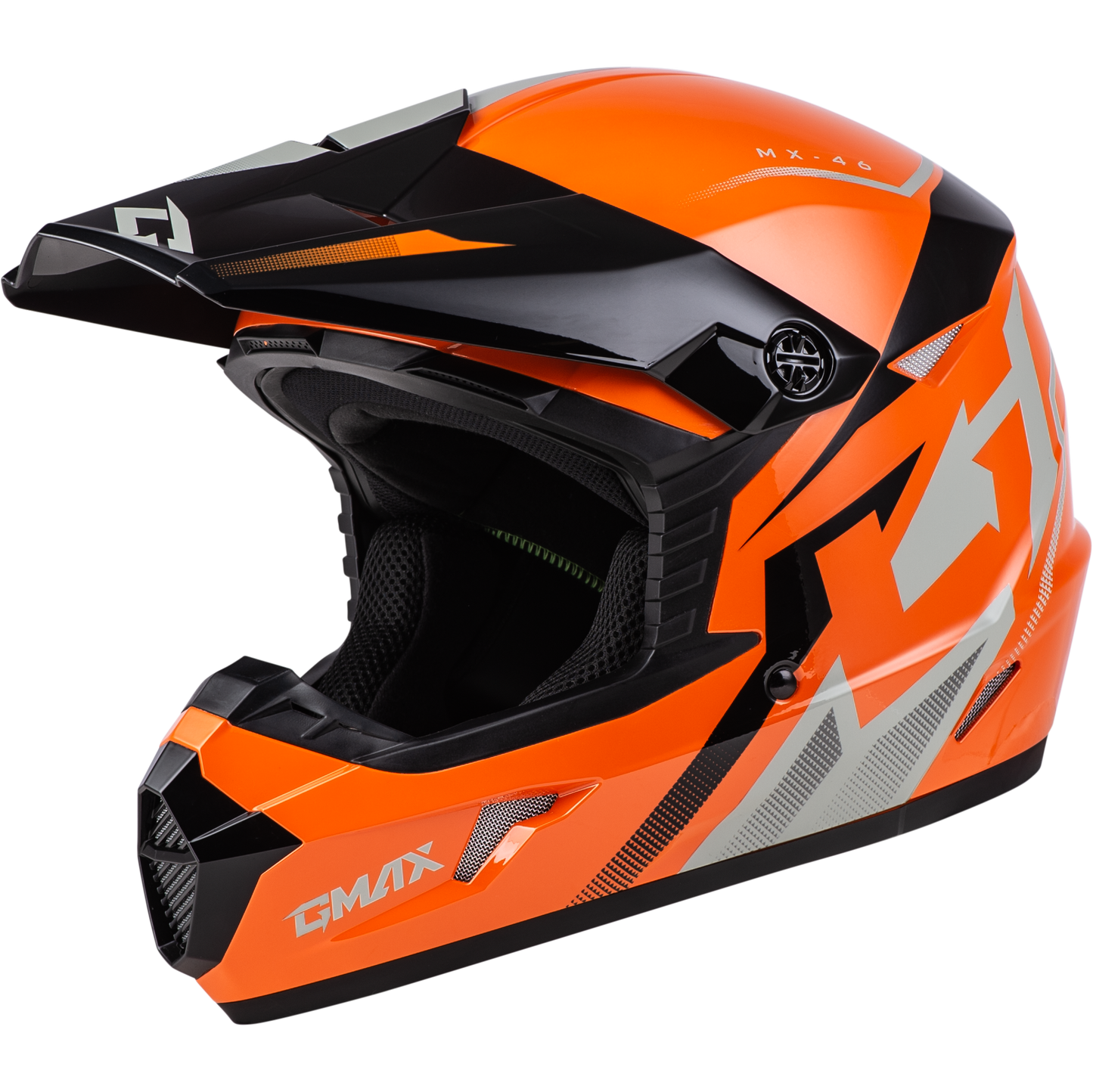 Mx-46 Compound Helmet Orange/black/grey Xl