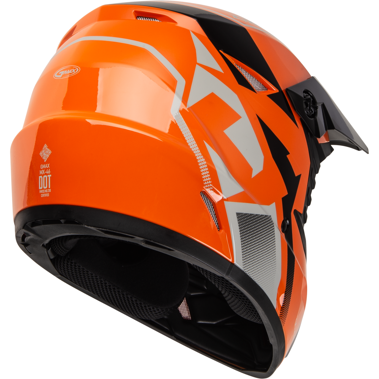 Mx-46 Compound Helmet Orange/black/grey Xl